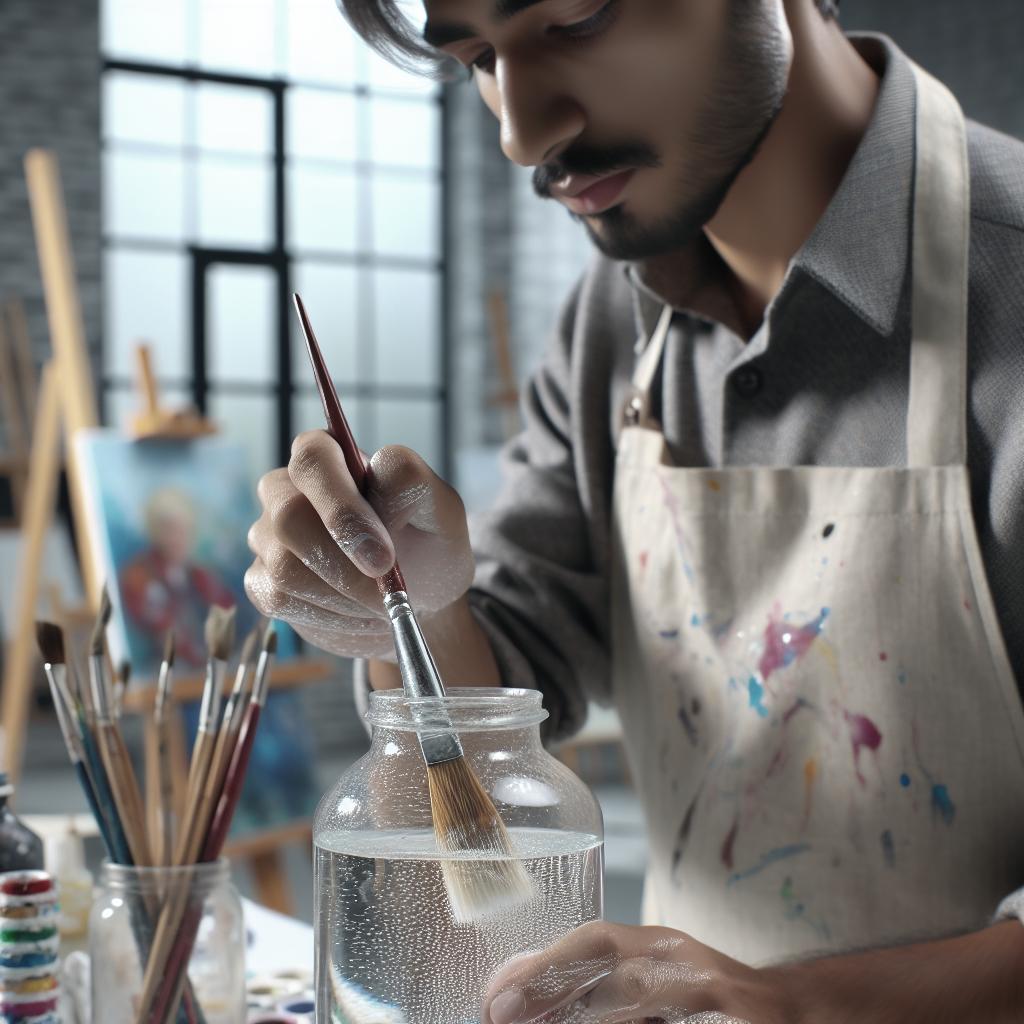 Nettoyer Vos Pinceaux de Peinture avec du Vinaigre Blanc : Une Solution Simple et Écologique