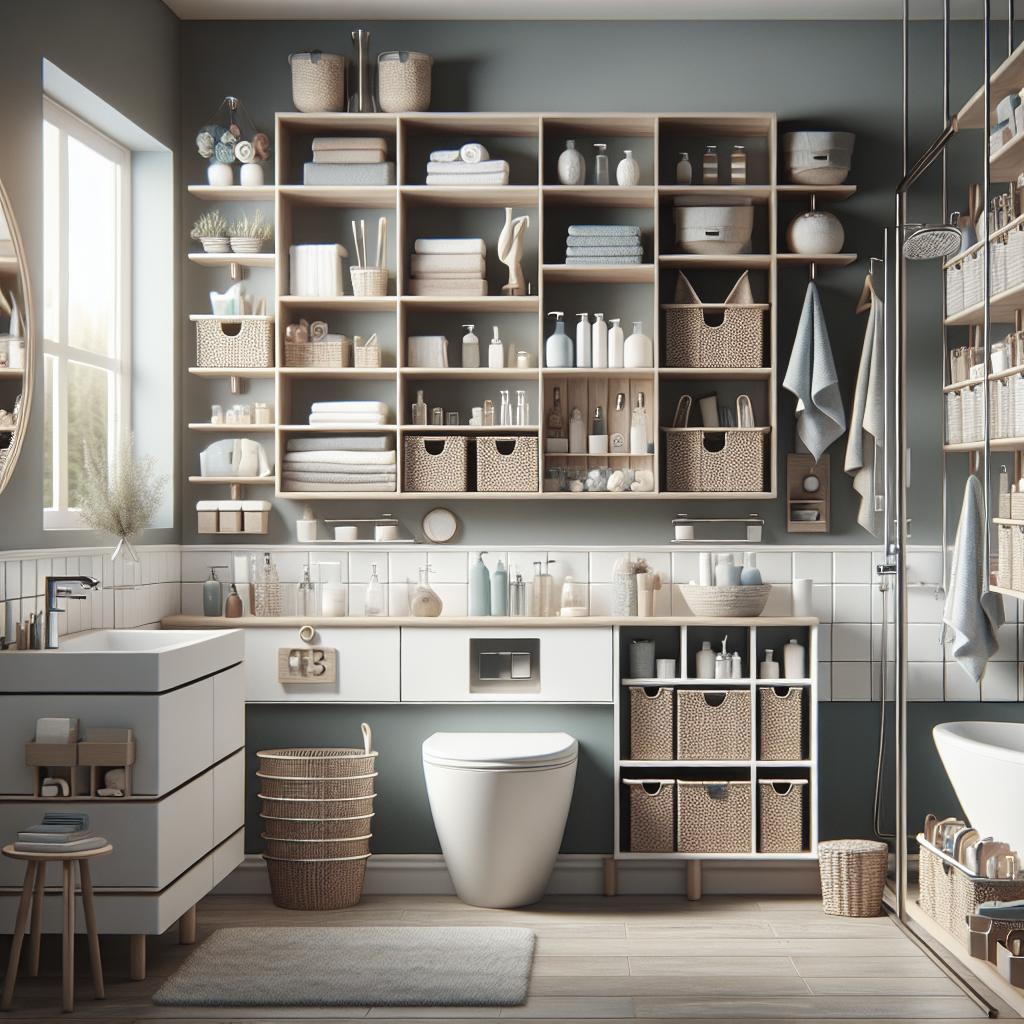 10 Idées de Rangement Malignes pour Votre Salle de Bain