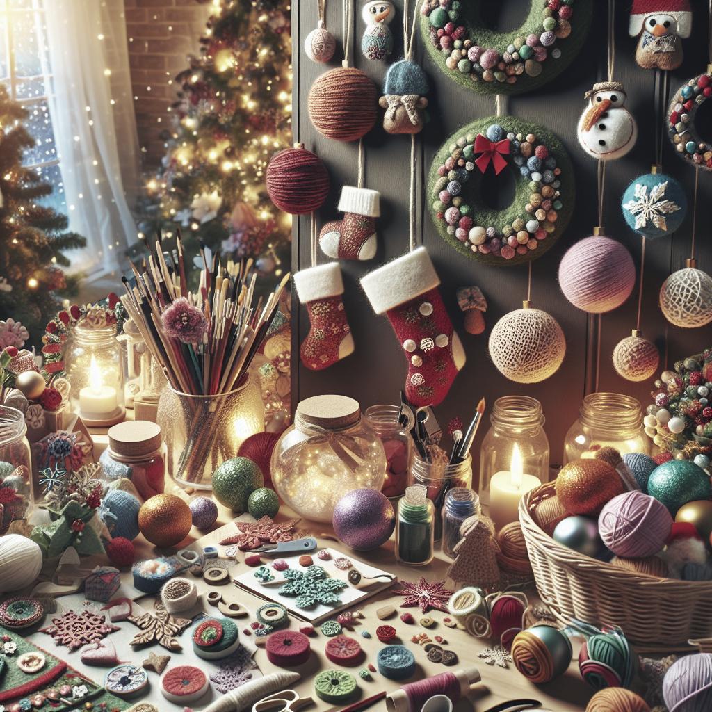 DIY : Décorations de Noël Faciles à Fabriquer
