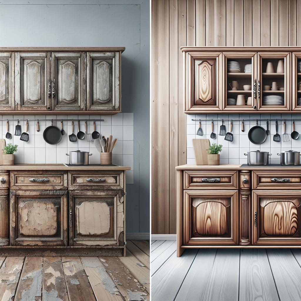 Transformer une Armoire de Cuisine en Bois : Guide Pratique et Astuces